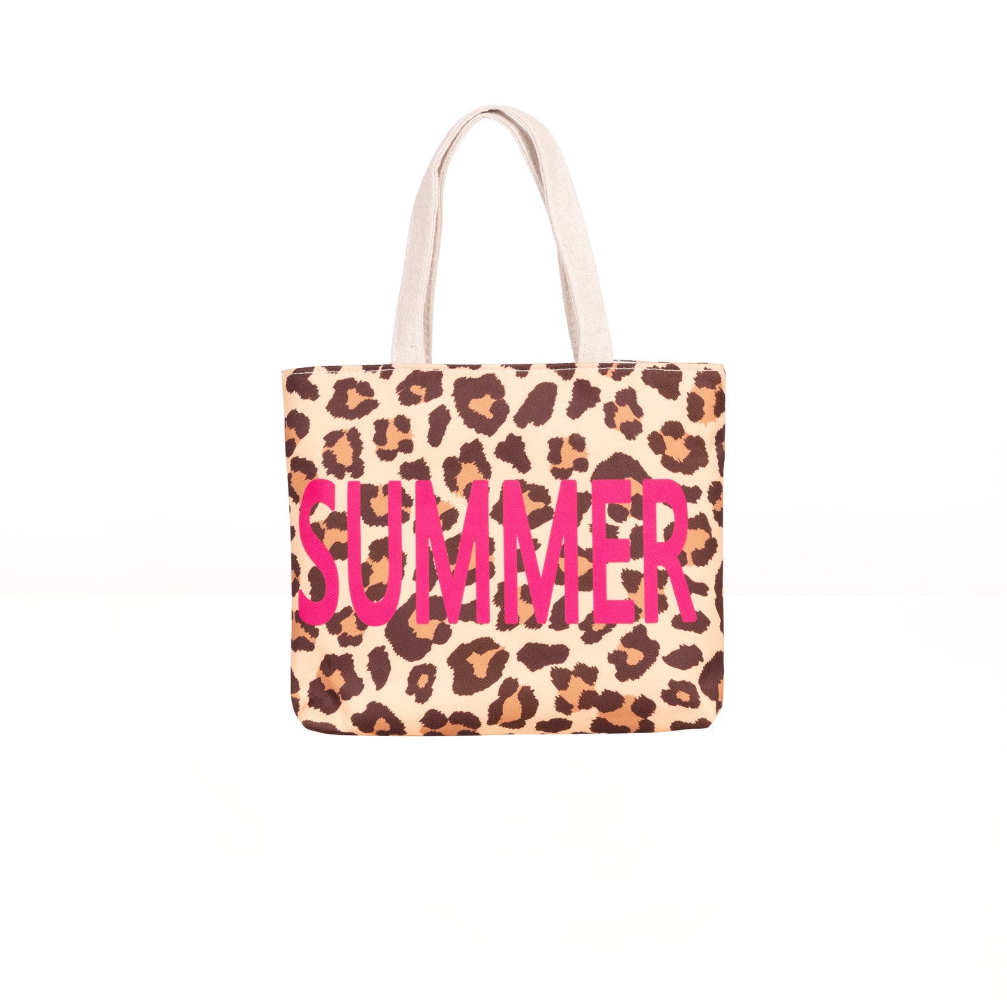 Borsa mare + telo mare articolo ernestia leopardato