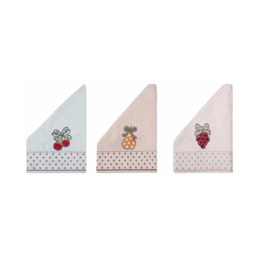 Tris di strofinacci Vingi art. pois